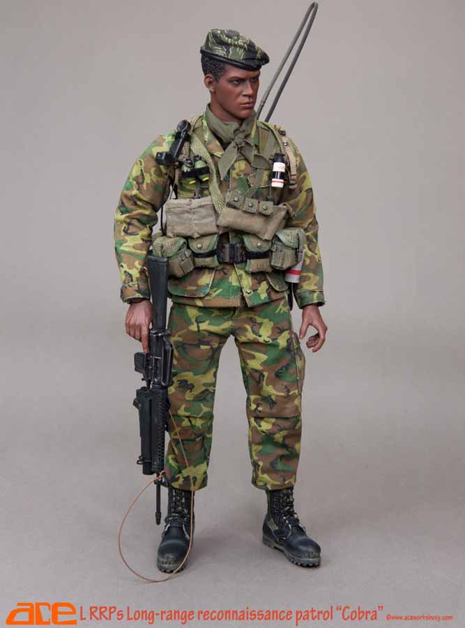 LRRPs Long Range Reconnaissance Patrol Cobra - Boxed Figure **DAMAGED ...
